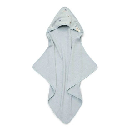 LITTLE DUTCH BADCAPE BLAUW 75X75CM