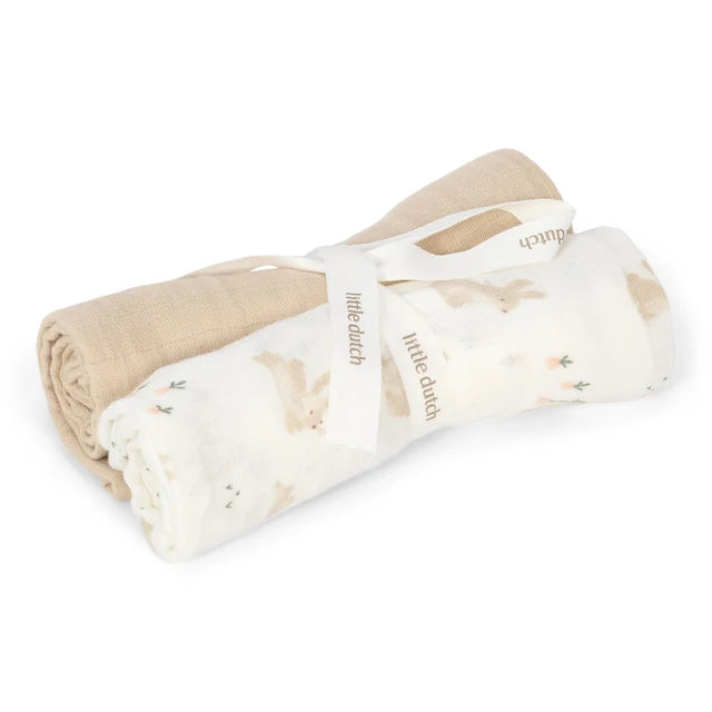 LITTLE DUTCH HYDROFIEL SWADDLE DOEKEN 70X70