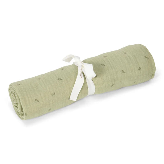 °LITTLE DUTCH SWADDLE GROEN 120CM