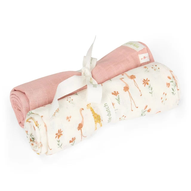 LITTLE DUTCH HYDROFIEL SWADDLE DOEKEN 70X70