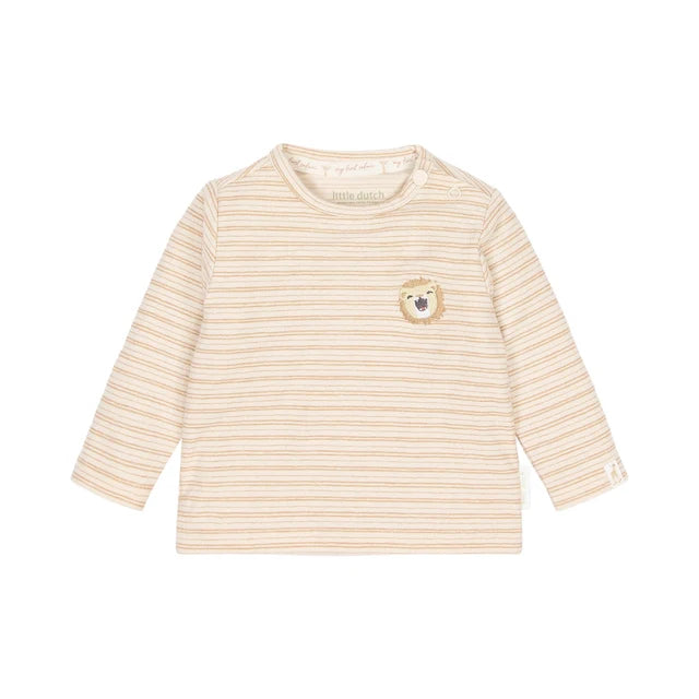 LITTLE DUTCH SAFARI FRIENDS T-SHIRT LITTLE SAFARI STRIPE