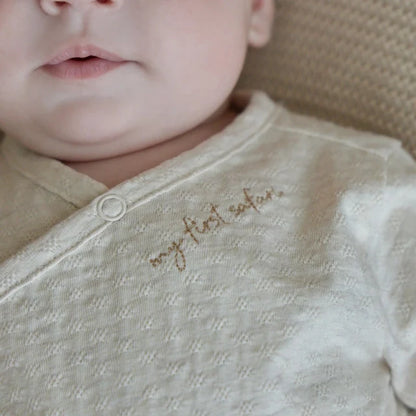 LITTLE DUTCH SAFARI FRIENDS T-SHIRT OVERSLAG VANILLA