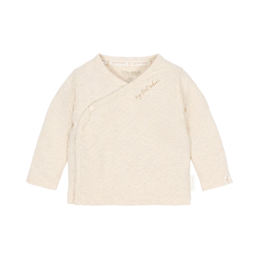 LITTLE DUTCH SAFARI FRIENDS T-SHIRT OVERSLAG VANILLA