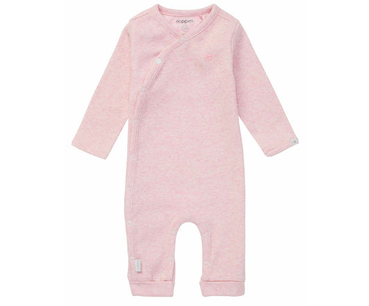 NOPPIES PLAYSUIT RIB NEVIS LIGHT ROSE