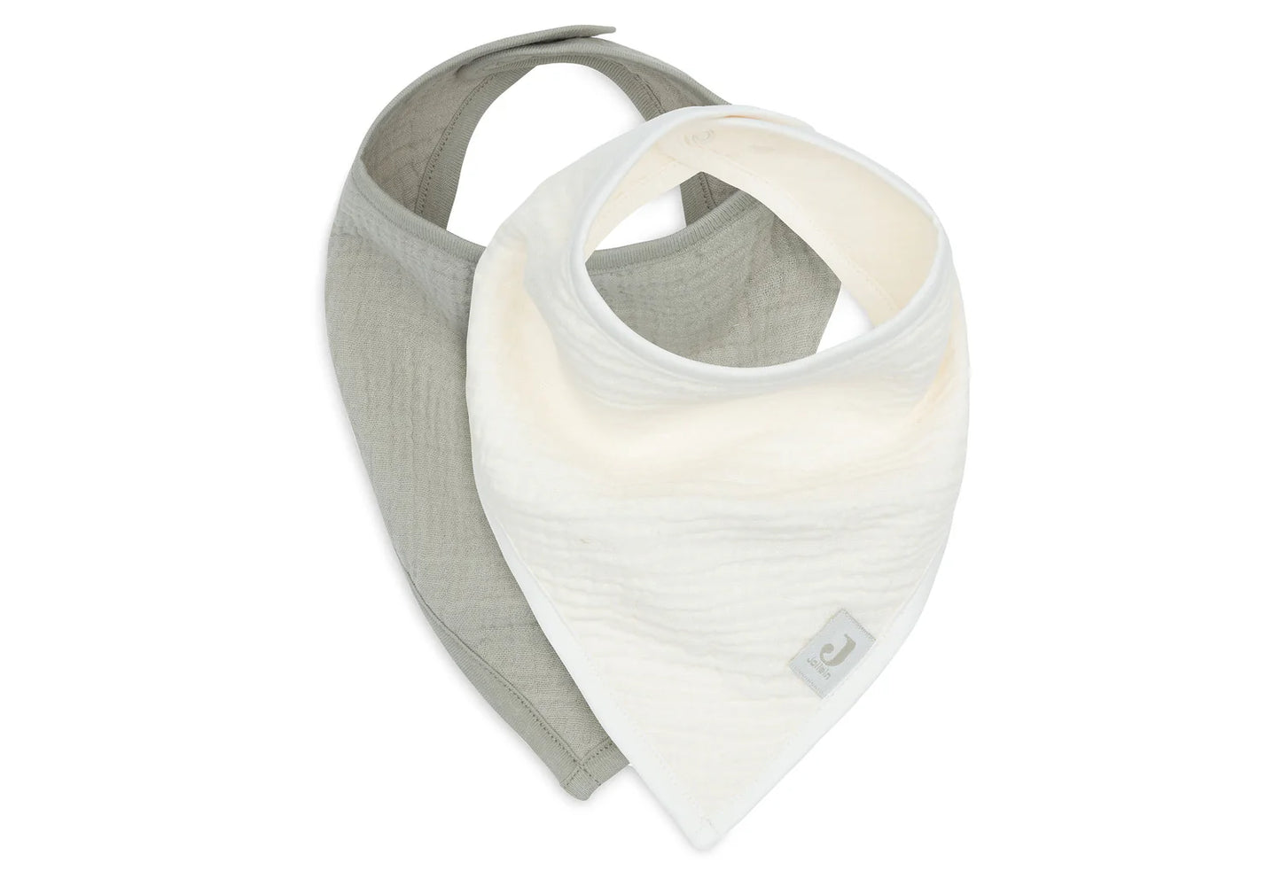 "JOLLEIN SLAB BANDANA MUSLIN OLIVE/OATMEAL