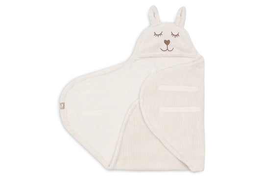 JOLLEIN WIKKELDEKEN BUNNY CLOUDY RIB - OATMEAL