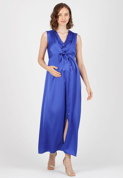 ATTESA BELEN MAXI DRESS ROYAL BLUE