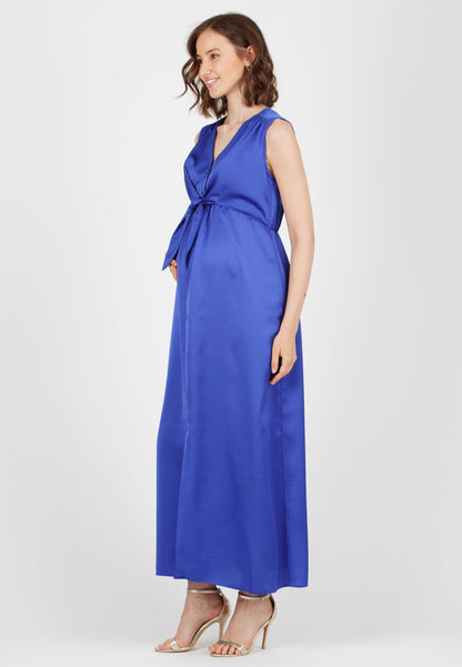 ATTESA BELEN MAXI DRESS ROYAL BLUE