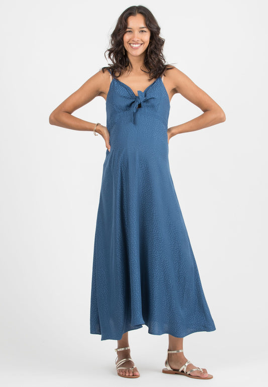 ATTESA PATTY DRESS BLUE NAVY