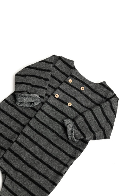 BAMBOOM JUMPSUIT MET SIERKNOPEN