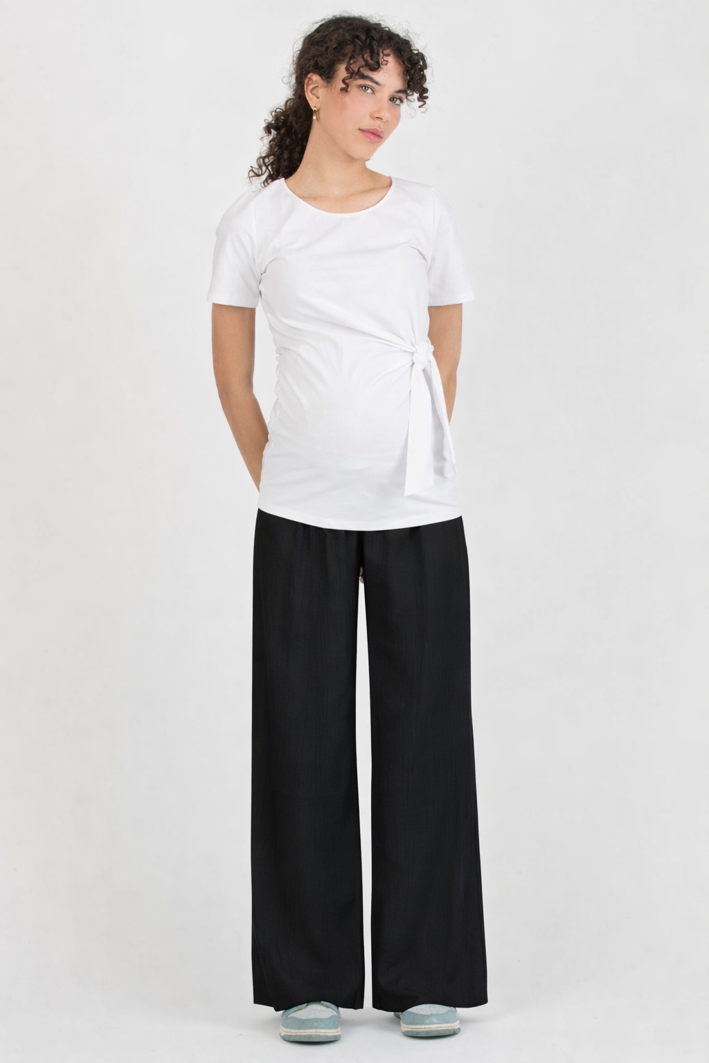 ATTESA GUENDALINA TROUSERS BLACK