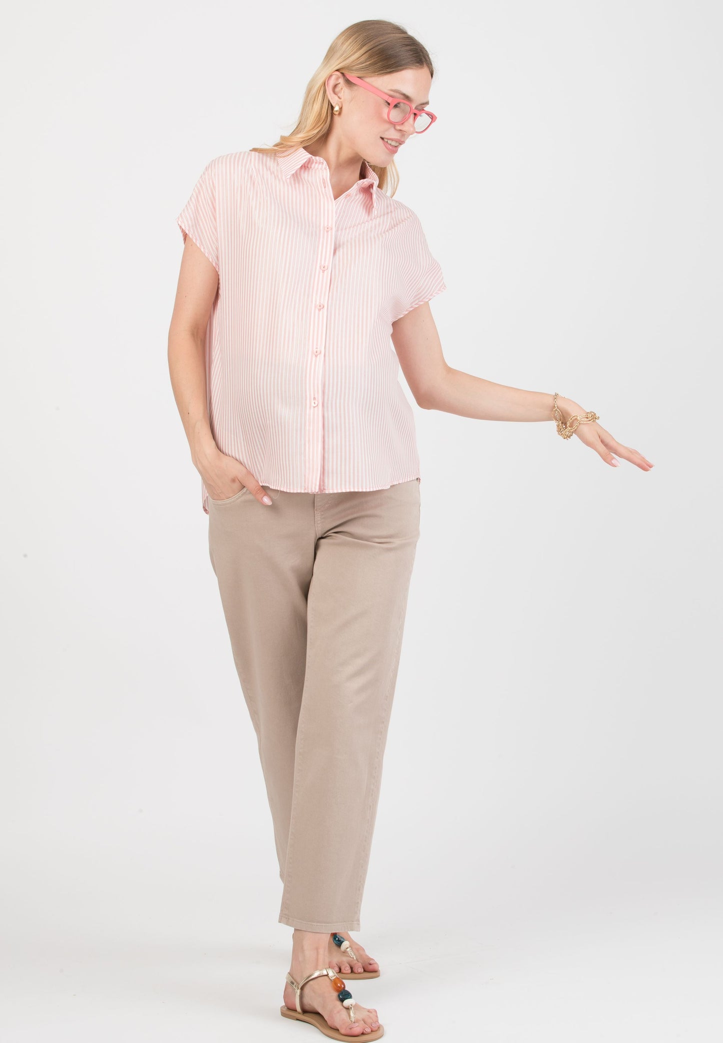 ATTESA RHIANNA JEANS BEIGE