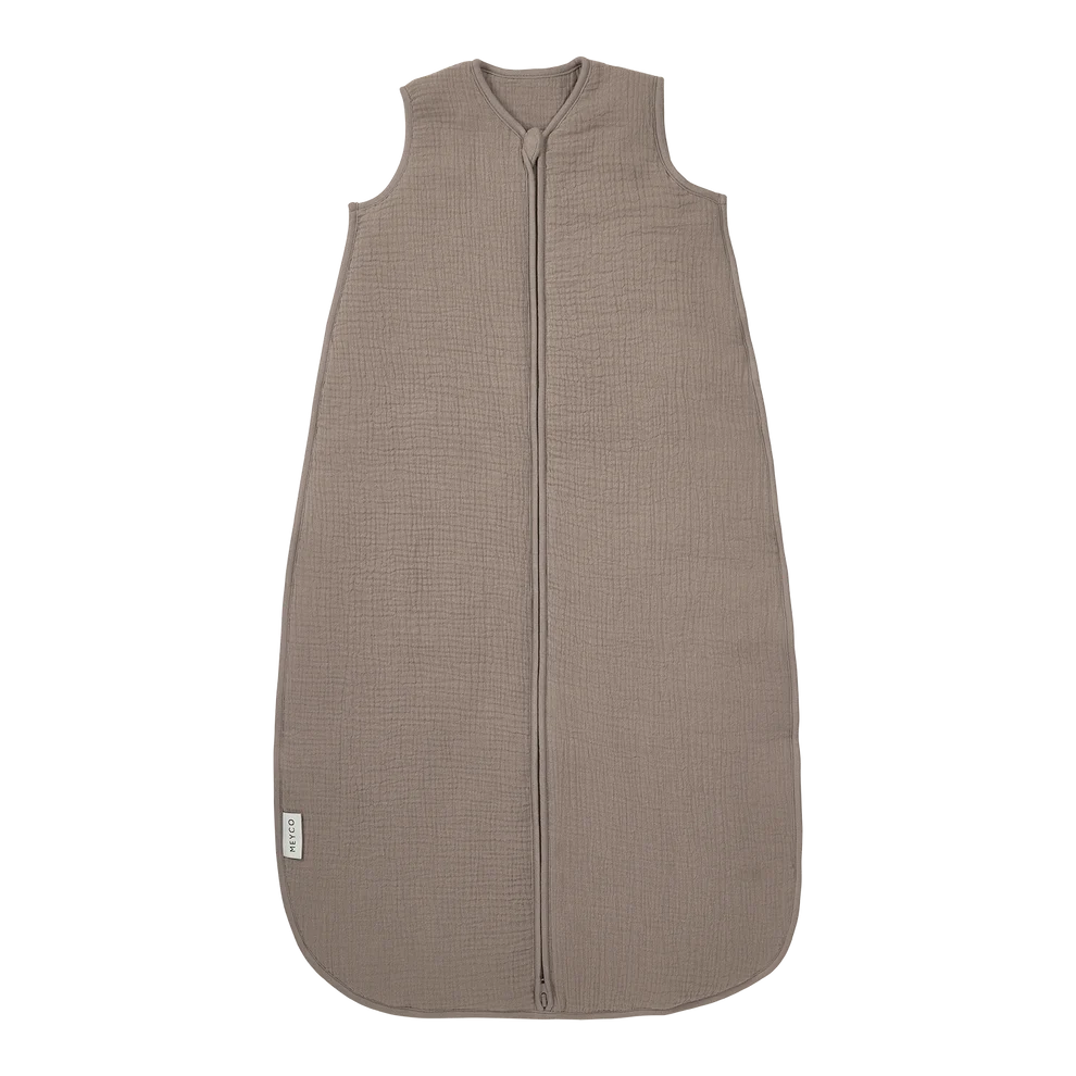MEYCO SLAAPZAK GEVOERD PRE-WASHED HYDROFIEL DARK TAUPE