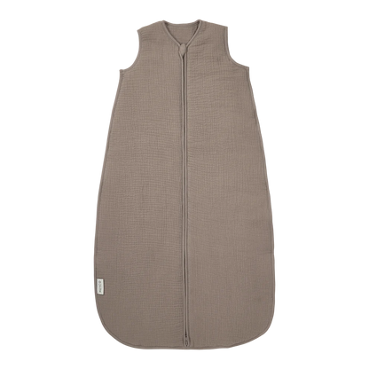 MEYCO SLAAPZAK GEVOERD PRE-WASHED HYDROFIEL DARK TAUPE