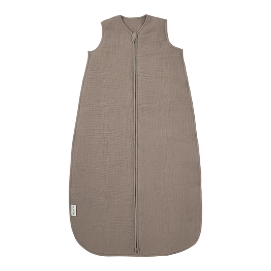 MEYCO SLAAPZAK GEVOERD PRE-WASHED HYDROFIEL DARK TAUPE