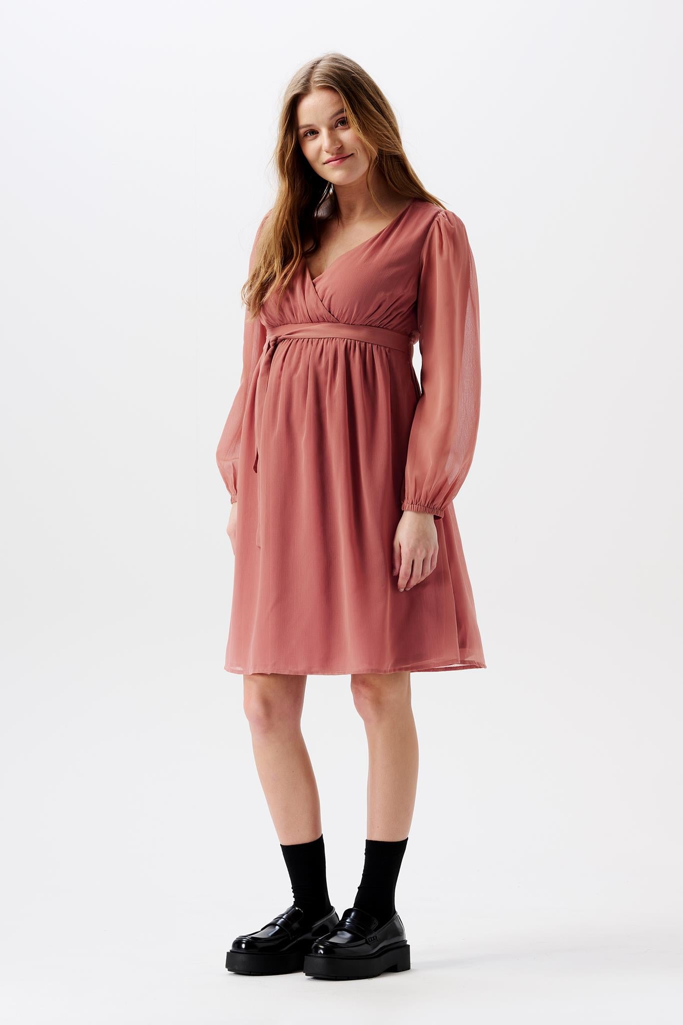 NOPPIES JAYA MIDI DRESS BURLWOOD