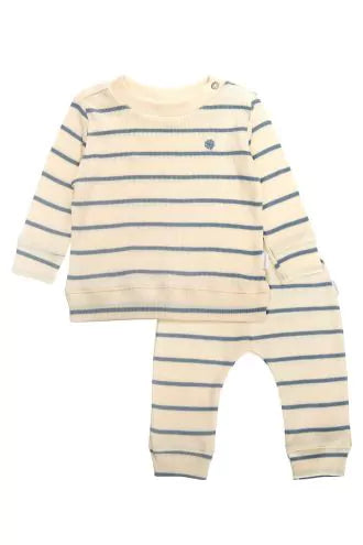 "NOPPIES TESSINO PYJAMA DUSTY BLUE 1 JAAR