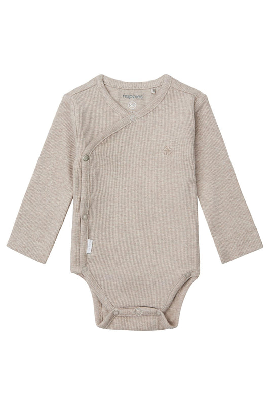 NOPPIES ROMPER NINO TAUPE MELANGE