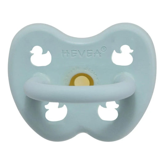 ~HEVEA FOPSPEEN ROND BABY BLUE 0-3 MND