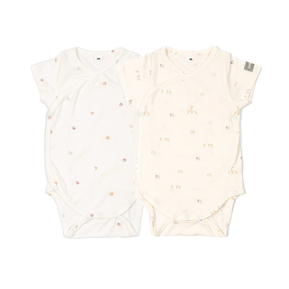 BAMBOOM ROMPER/BODY KORTE MOUW