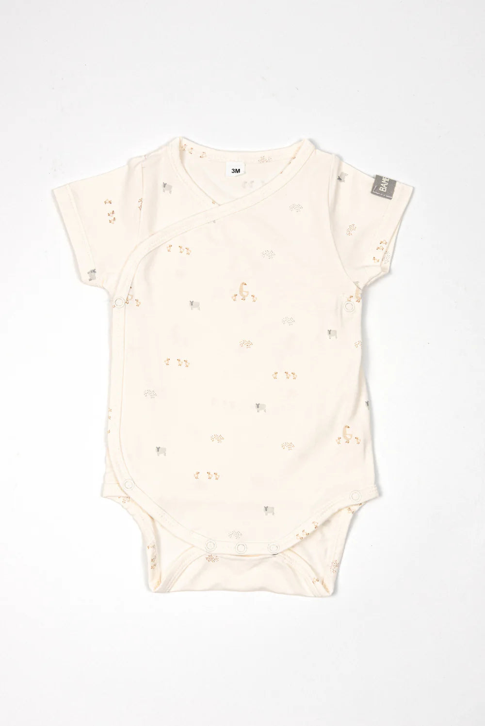 BAMBOOM ROMPER/BODY KORTE MOUW