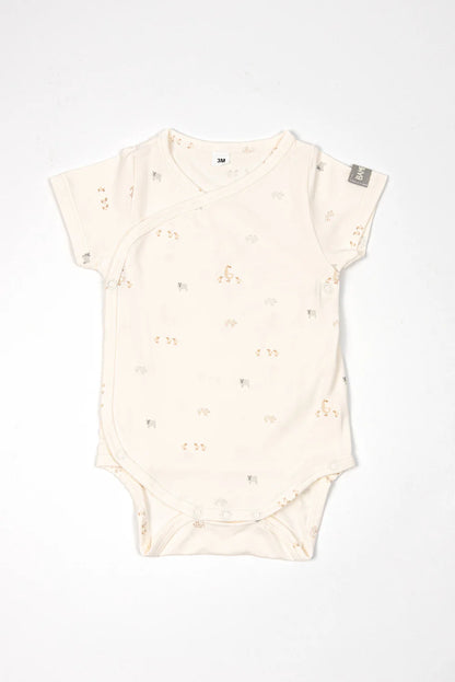 BAMBOOM ROMPER/BODY KORTE MOUW
