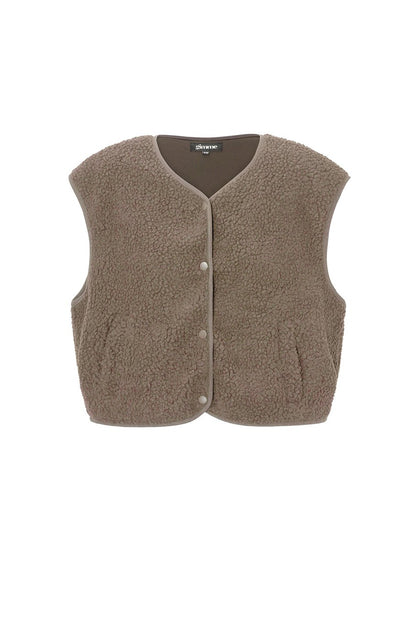GIMME FLUFFY TEDDY VEST