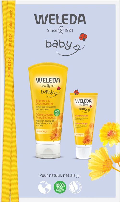 "WELEDA BABYBALSEM EN SHAMPOO/DOUCHE VOORDEELSET