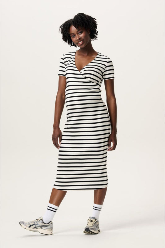 NOPPIES VOEDINGSJURK SOIREE CREAM STRIPE