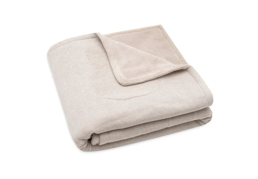 °JOLLEIN DEKEN WIEG MIFFY NOUGAT/CORAL FLEECE 75X100