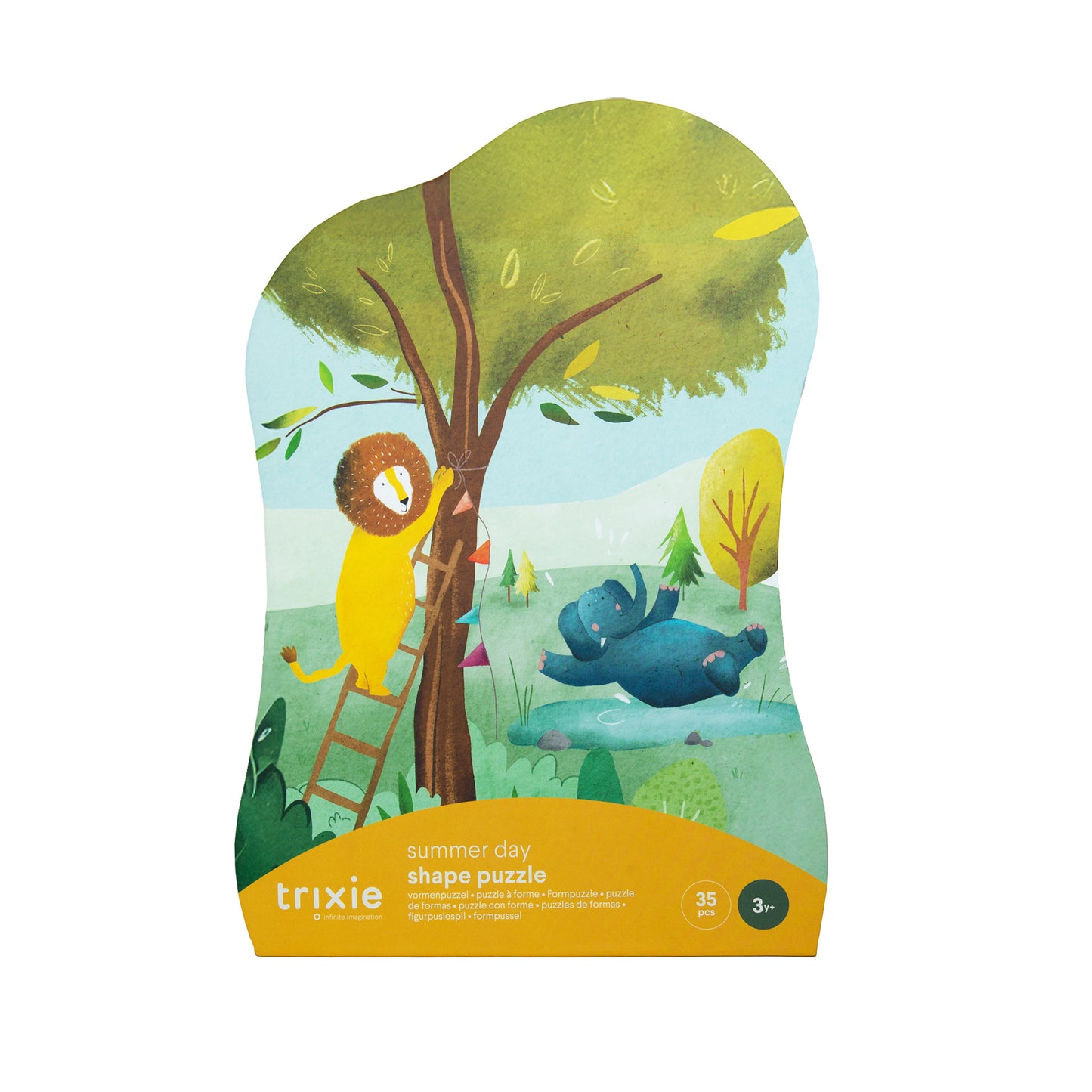 TRIXIE VORMENPUZZEL ZOMERSE DAG 35 STUKS
