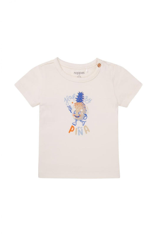 NOPPIES T-SHIRT OLORON WHISPER WHITE