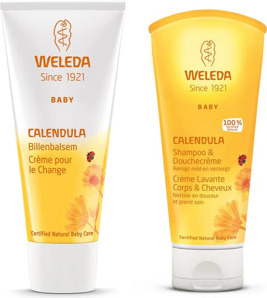 °WELEDA BABYBALSEM EN SHAMPOO/DOUCHE VOORDEELSET