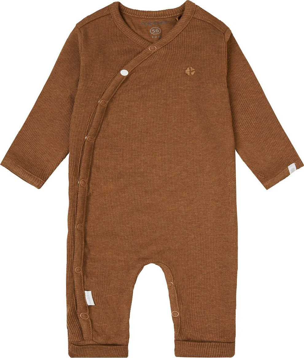 #NOPPIES PLAYSUIT RIB NEVIS CAFE AU LAIT