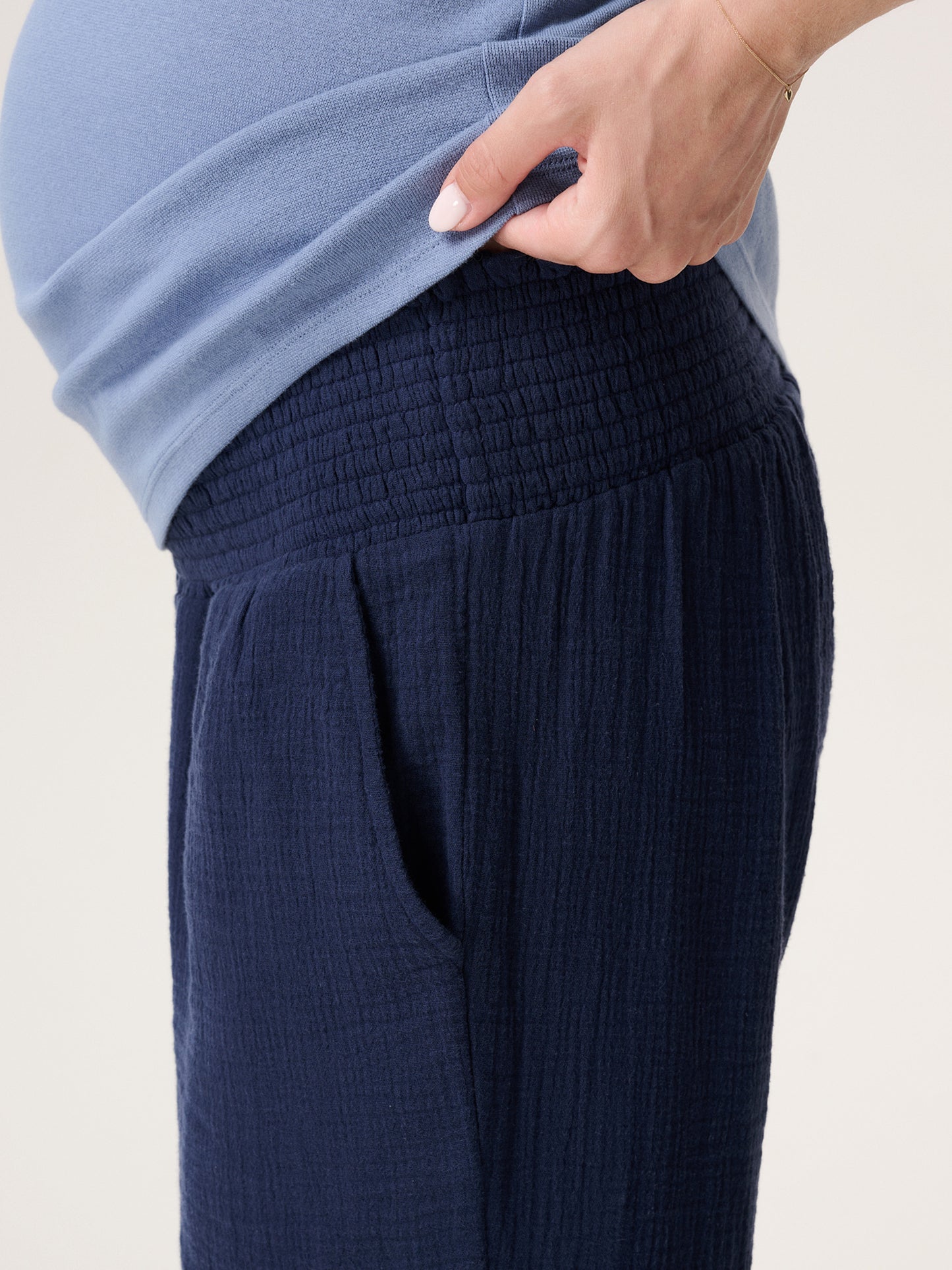 NOPPIES PANTS UTB WIDE LEG FIT LONG NAVAL ACADEMY