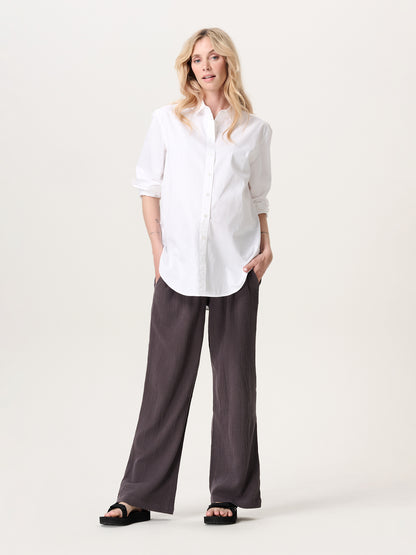 NOPPIES PANTS UTB WIDE LEG FIT LONG FORGED IRON