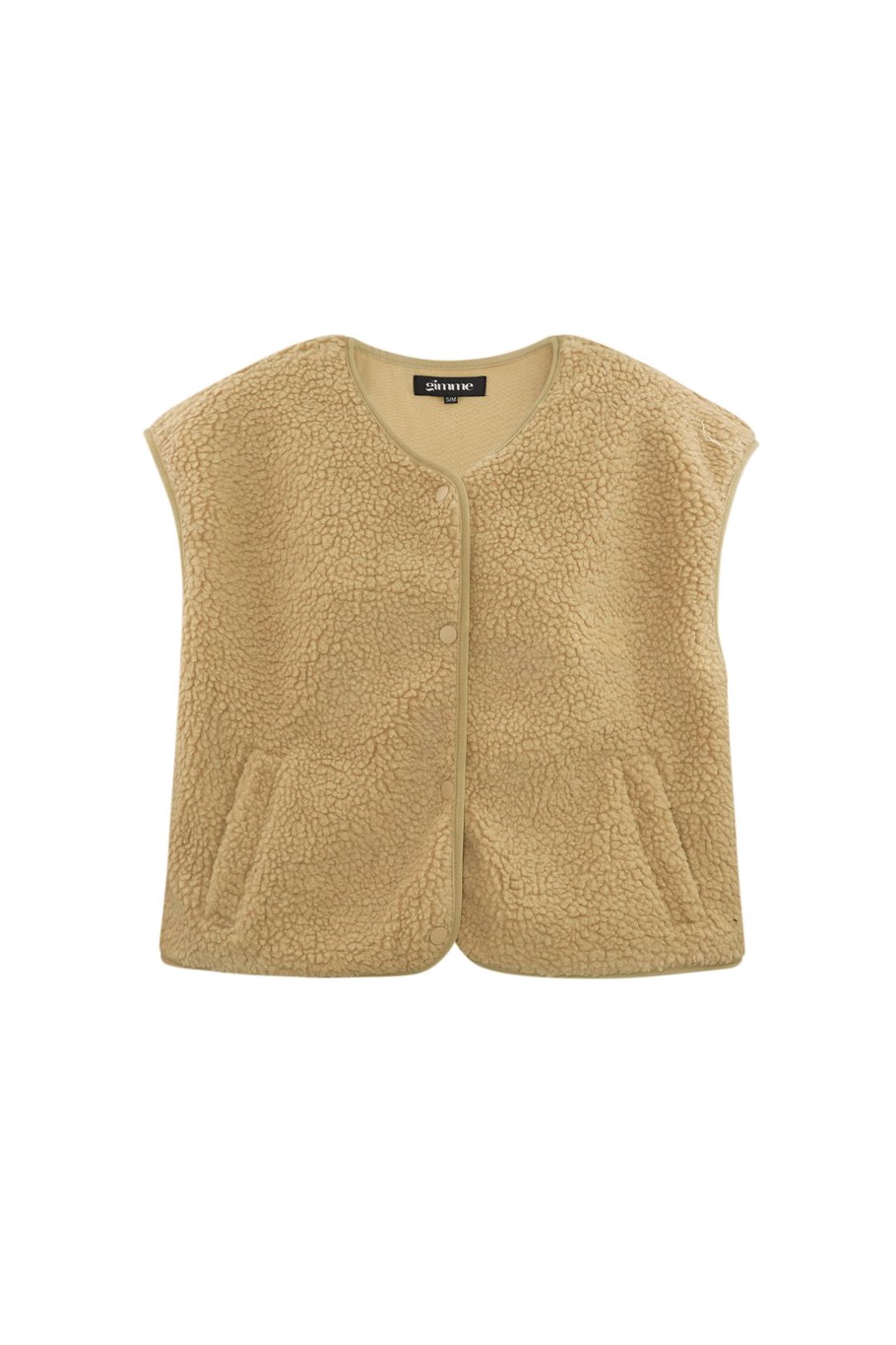 GIMME FLUFFY TEDDY VEST