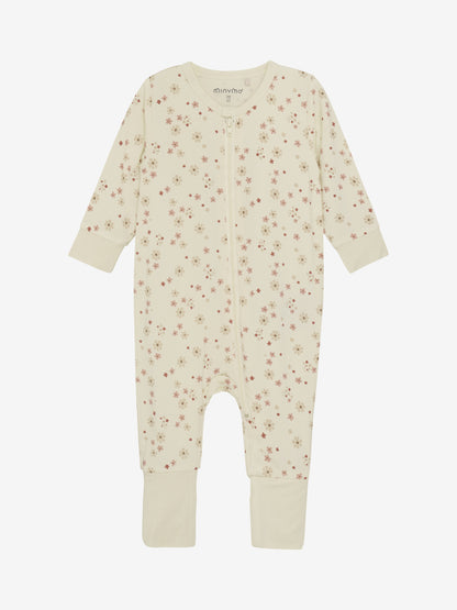 MINYMO PYJAMA MET RITS EN OMSLAG VOETJES