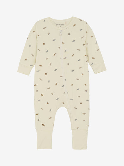 MINYMO PYJAMA MET RITS EN OMSLAG VOETJES