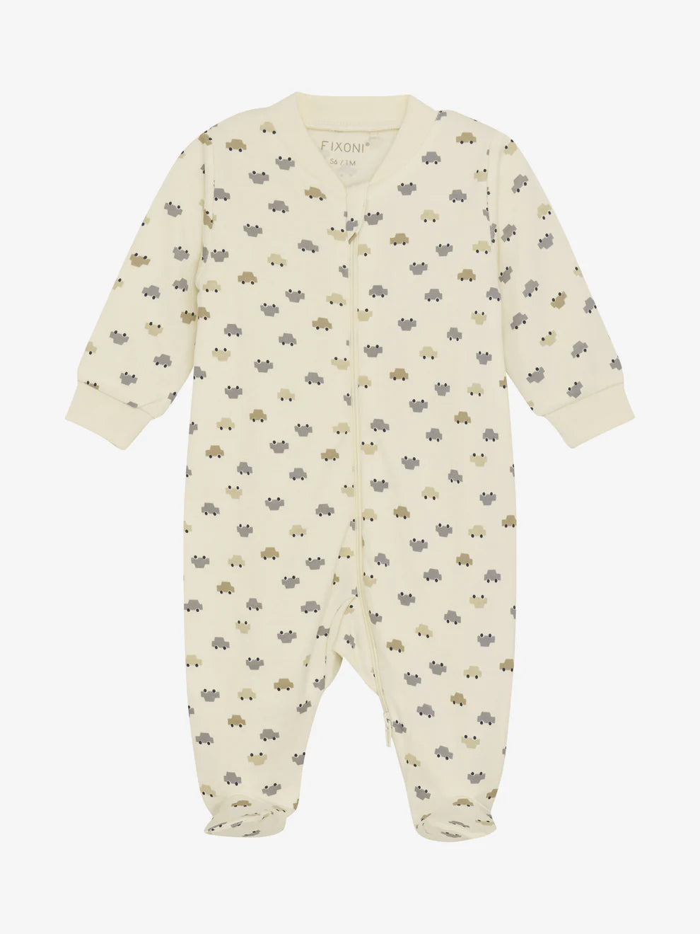 *FIXONI PYJAMA MET RITS EN VOETJES MAAT 50