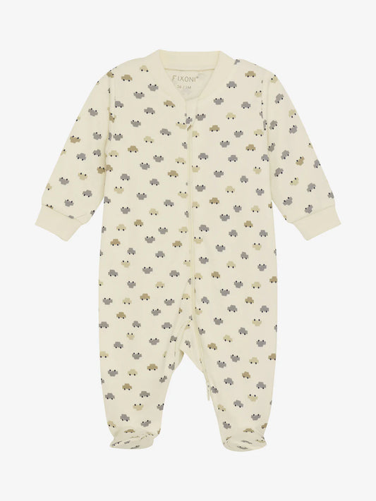 *FIXONI PYJAMA MET RITS EN VOETJES MAAT 50