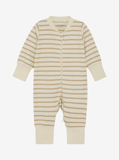 FIXONI PYJAMA MET RITS EN OMSLAG VOETJES