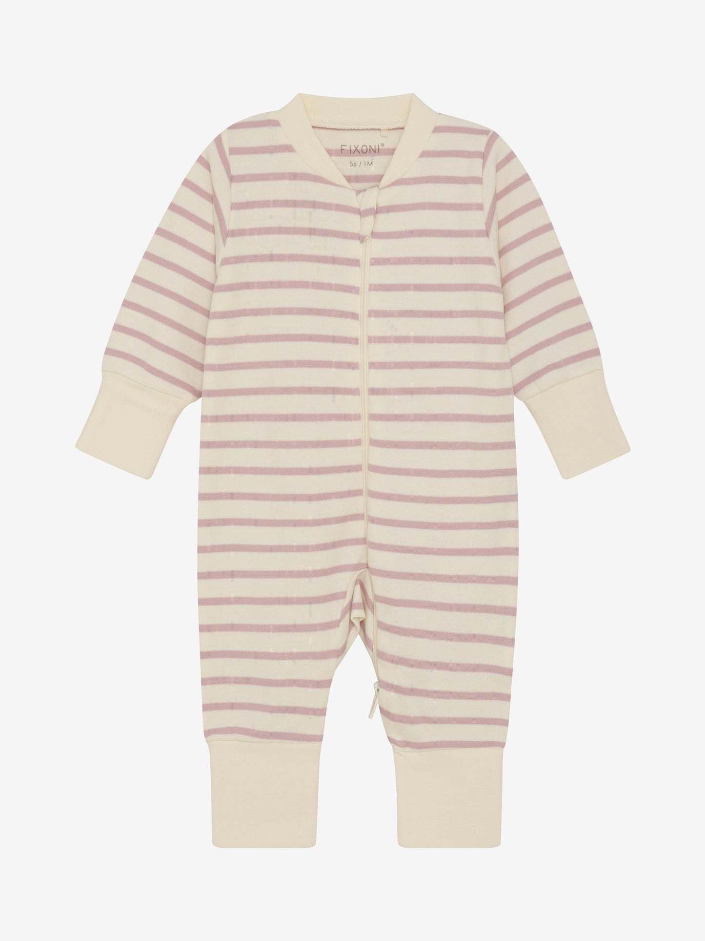FIXONI PYJAMA MET RITS EN OMSLAG VOETJES