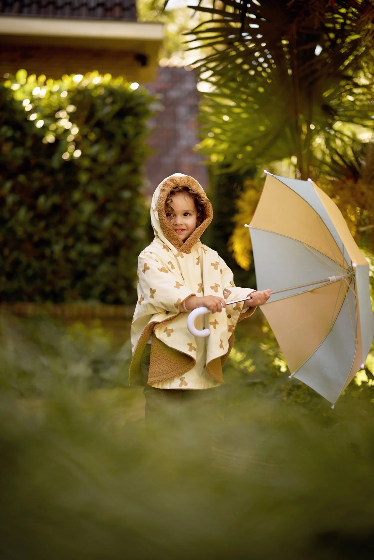 JOLLEIN OUTDOOR PONCHO WATERREPELLENT TEDDY BEAR