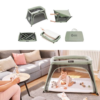 BABYMOOV REISBED MET GEÏNTEGREERDE WIEG MOOV & COMFY