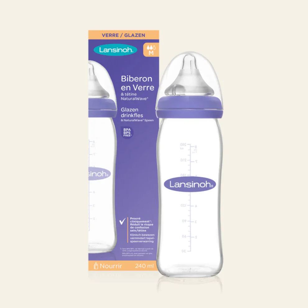 "LANSINOH GLAZEN FLES 240 ML