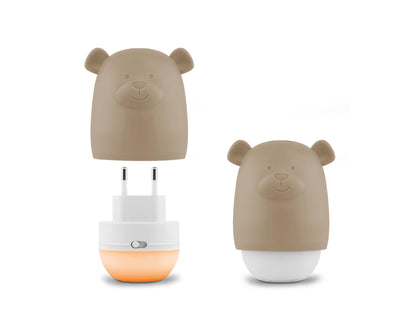 ZAZU NACHTLAMPJE BENNY THE BEAR MET SCHEMERSENSOR