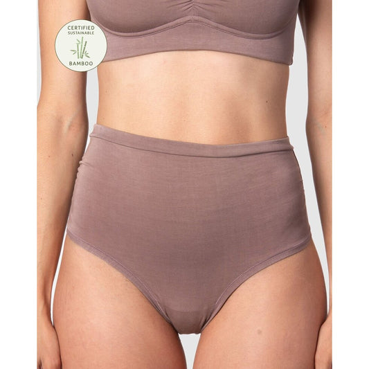 HOTMILK SERENITY BAMBOO HI-BRIEF MOCHA