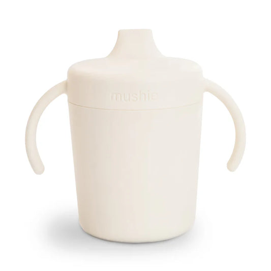 MUSHIE TRAINER SIPPY CUP IVORY