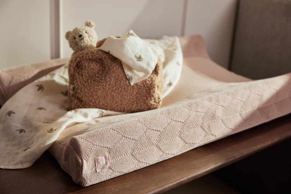 JOLLEIN AANKLEEDKUSSENHOES 50x70CM SHELL KNIT WILD ROSE